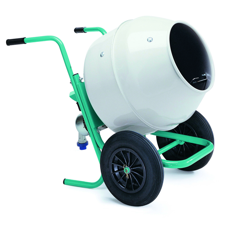 Bétonnière Rollbeta électrique IMER cuve acier 134L malaxage 1/2 sac 01015402