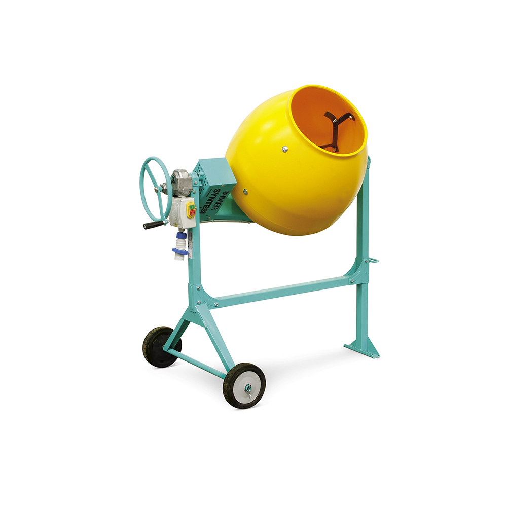 Bétonnière IMER électrique S140 cuve plastique 138L - 01015601