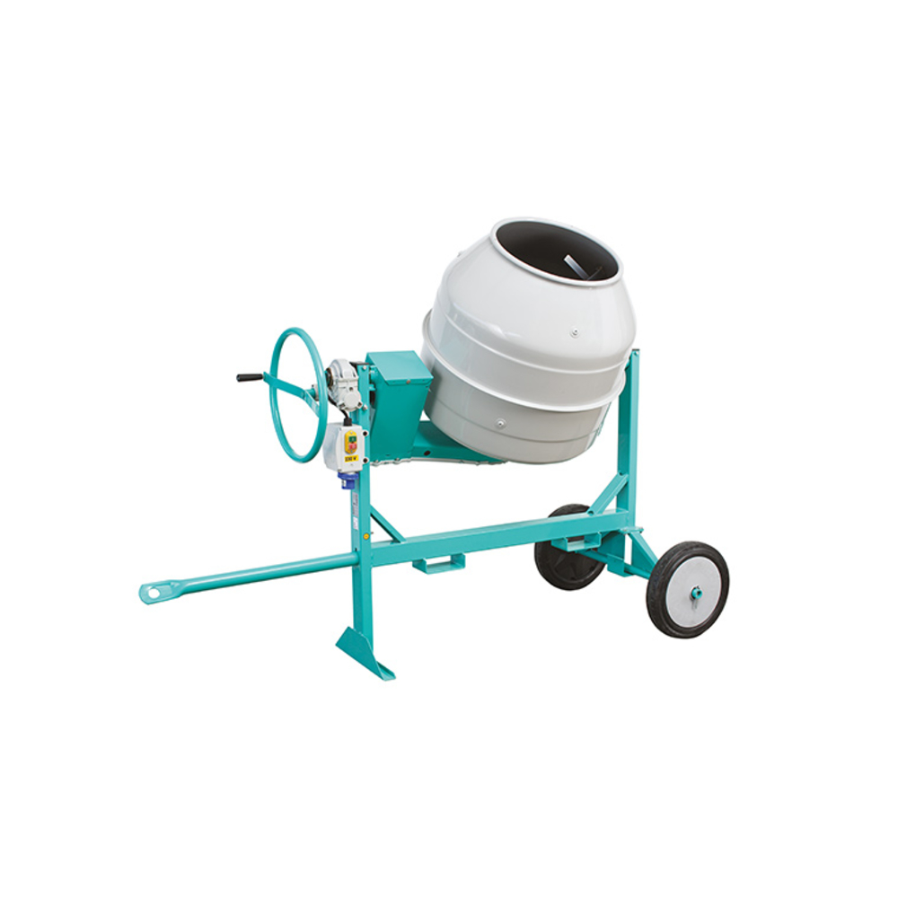 Bétonnière IMER S190 électrique mono cuve acier 190L malaxage 1 sac de 35kg 01015650