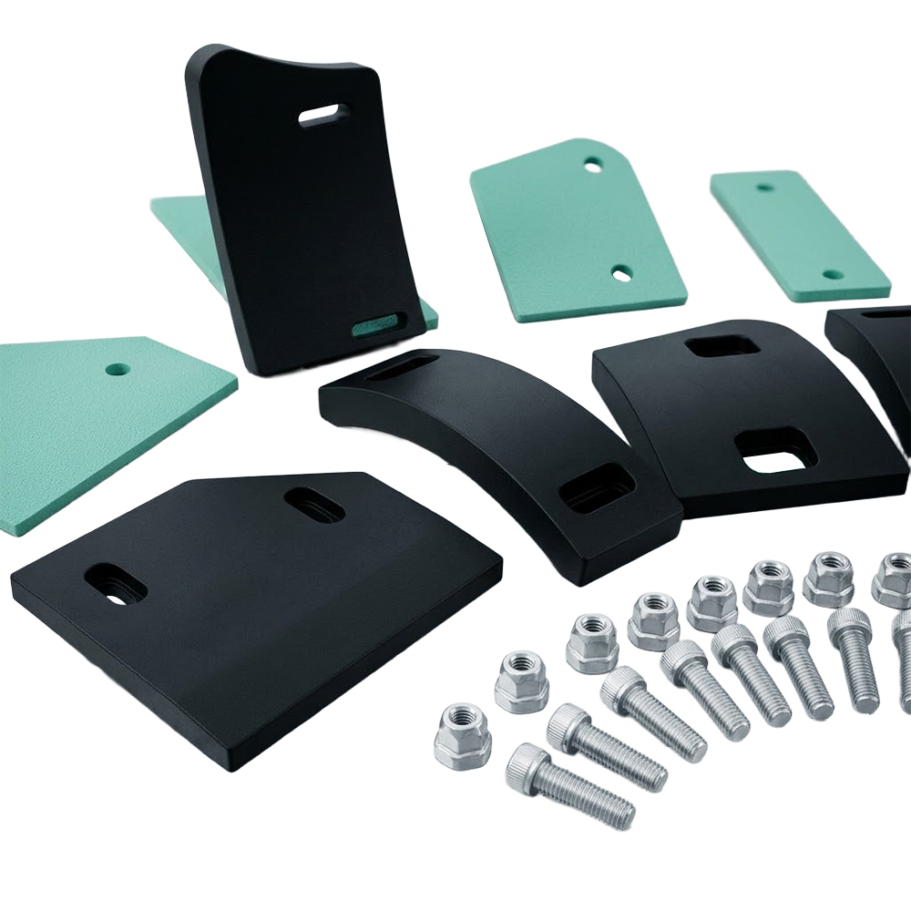 Kit caoutchouc pour pales pour malaxeur MIX 120 PLUS - IMER - 01047618