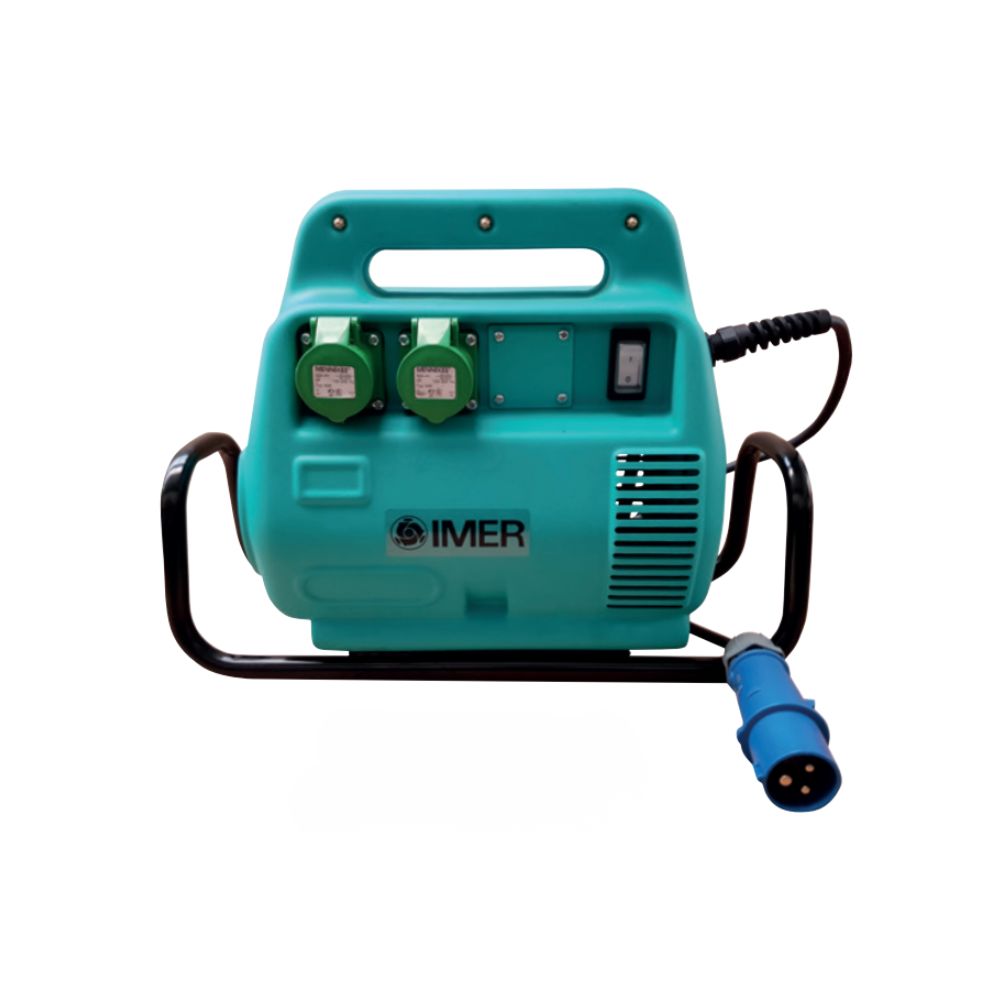 Convertisseur HF monophasé ST0491 LUGE 1.6KVA/23A 2 prises ABS - IMER - 0502301002