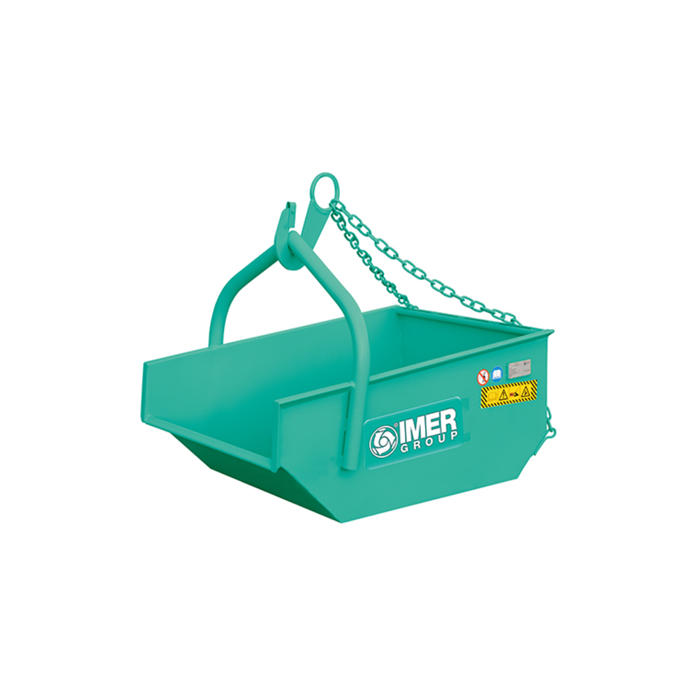 Benne à crochet A-75C / 750 L - IMER - 070214A075C