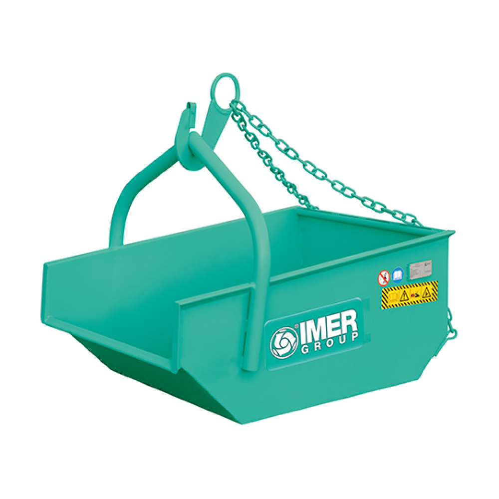 Benne à crochet A-99C / 1000 L - IMER - 070214A099C