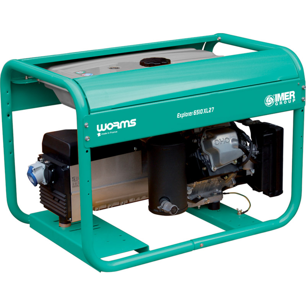 GROUPE ELECTROGENE WORMS MONOPHASE ESSENCE 5,90KW EXPLORER6510XL27 - 2V0000024