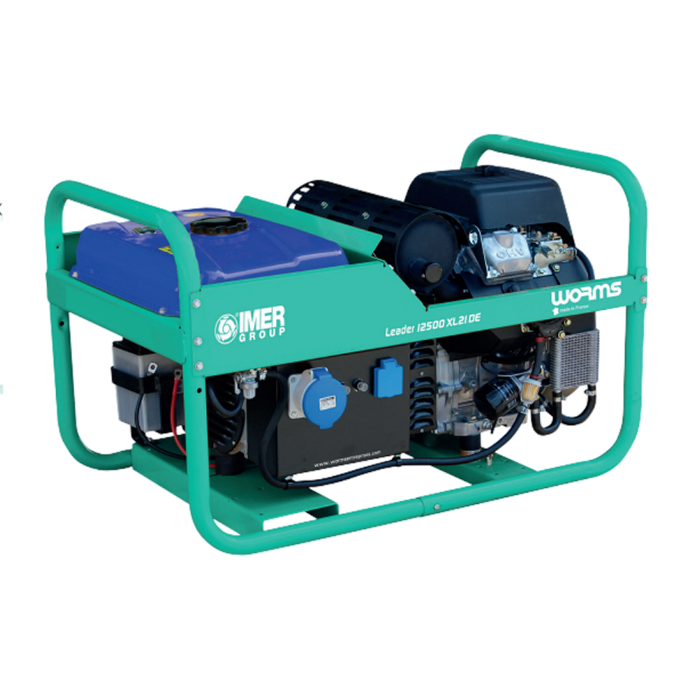 Groupe électrogène LEADER 12500 XL21 DIFF + AVR + DE - IMER - 2V0000031.3