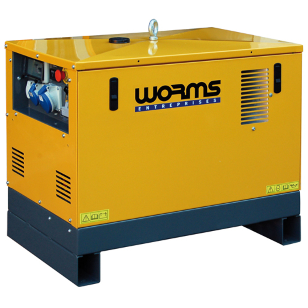 GROUPE ELECTROGENE WORMS SUBARU INSONORISE MONOPHASE DIESEL 6KVA -6000DMYN