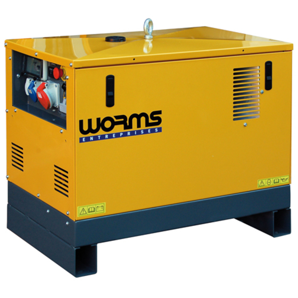 GROUPE ELECTROGENE WORMS SUBARU INSONORISE TRIPHASE DIESEL 6,50KVA