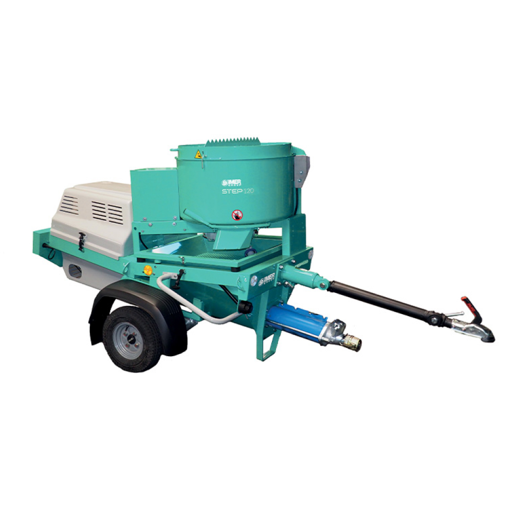 Pompe à Vis STEP 120GR-M triphasé et malaxeur - IMER - 8506044