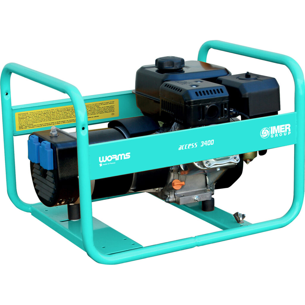 Groupe électrogène ACCESS 3400 2,7kW essence mono WORMS IMER