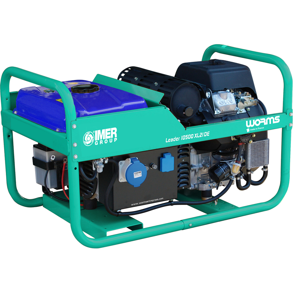 GROUPE ELECTROGENE WORMS MONOPHASE ESSENCE 11,50KVA - LEADER10500XL21DE