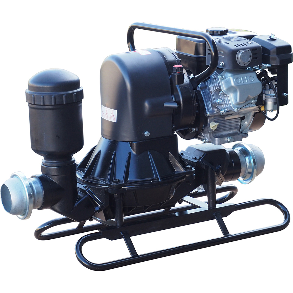 POMPE À MEMBRANE WORMS EAUX TRÈS CHARGÉES MECA25 SUR CADRE