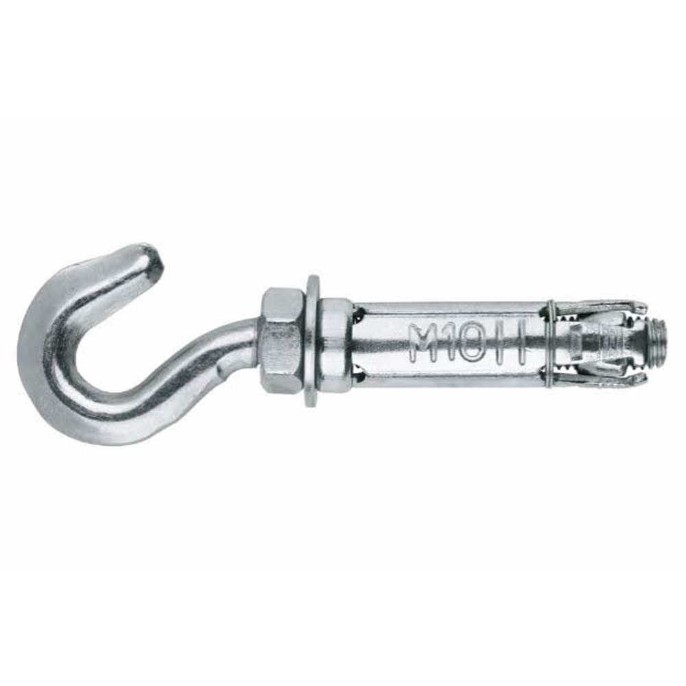 BOITE INDEX DE 25-CHEVILLE À AILETTES EN ACIER CROCHET FILETAGE M12 Ø 20 MM L 80 MM -AACGA12