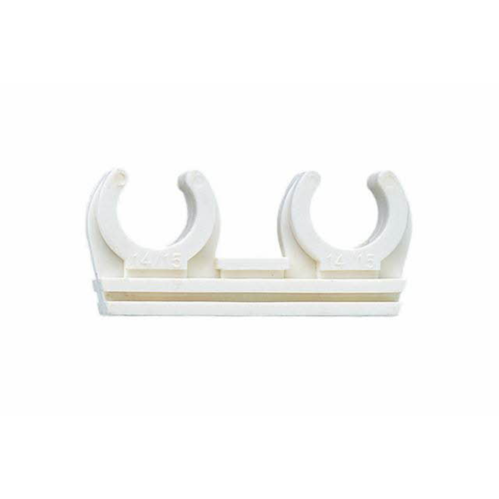 BOITE INDEX DE 50-CLIP NYLON SIMPLE AVEC INSERT EN LAITON M6 FILETAGE M6 Ø MM L MM -ABID020