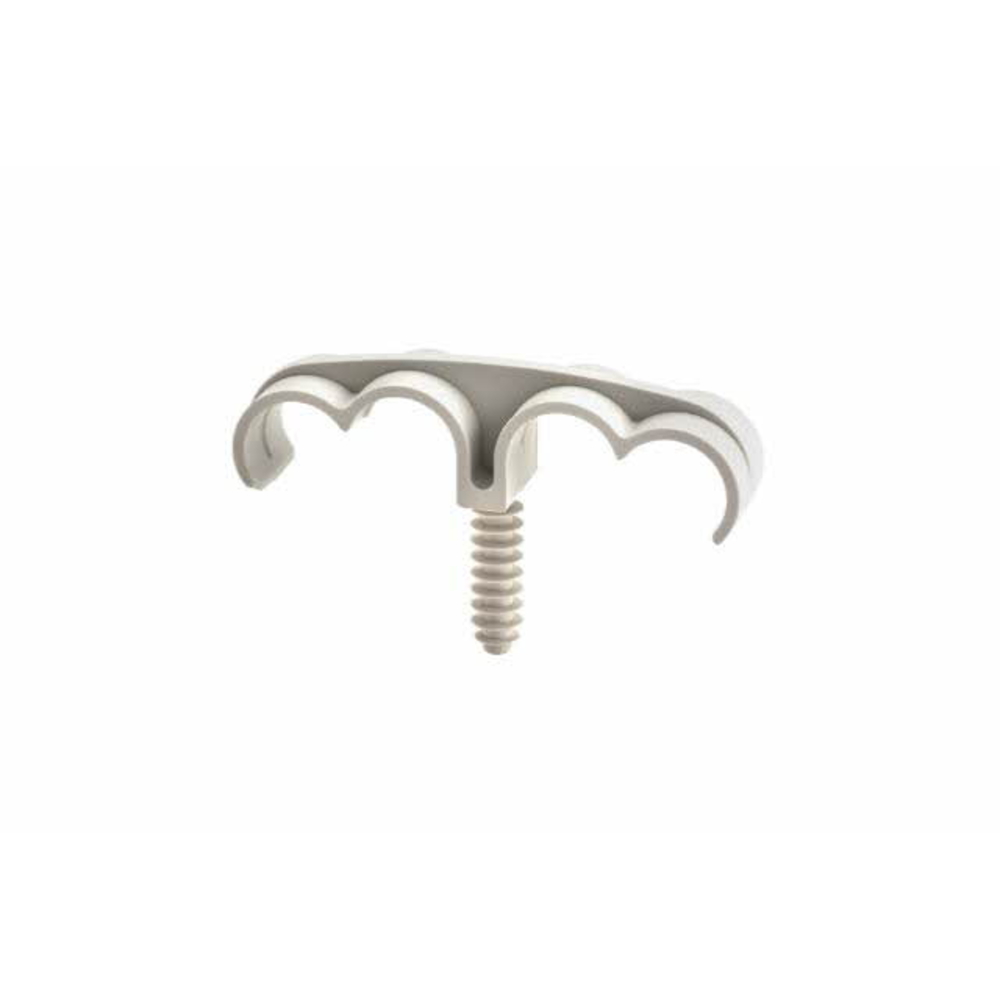 BOITE INDEX DE 50-CLIP QUADRUPLE POUR FIXATION DE TUYAU INDEXRING FILETAGE M Ø MM L MM -ABTC020