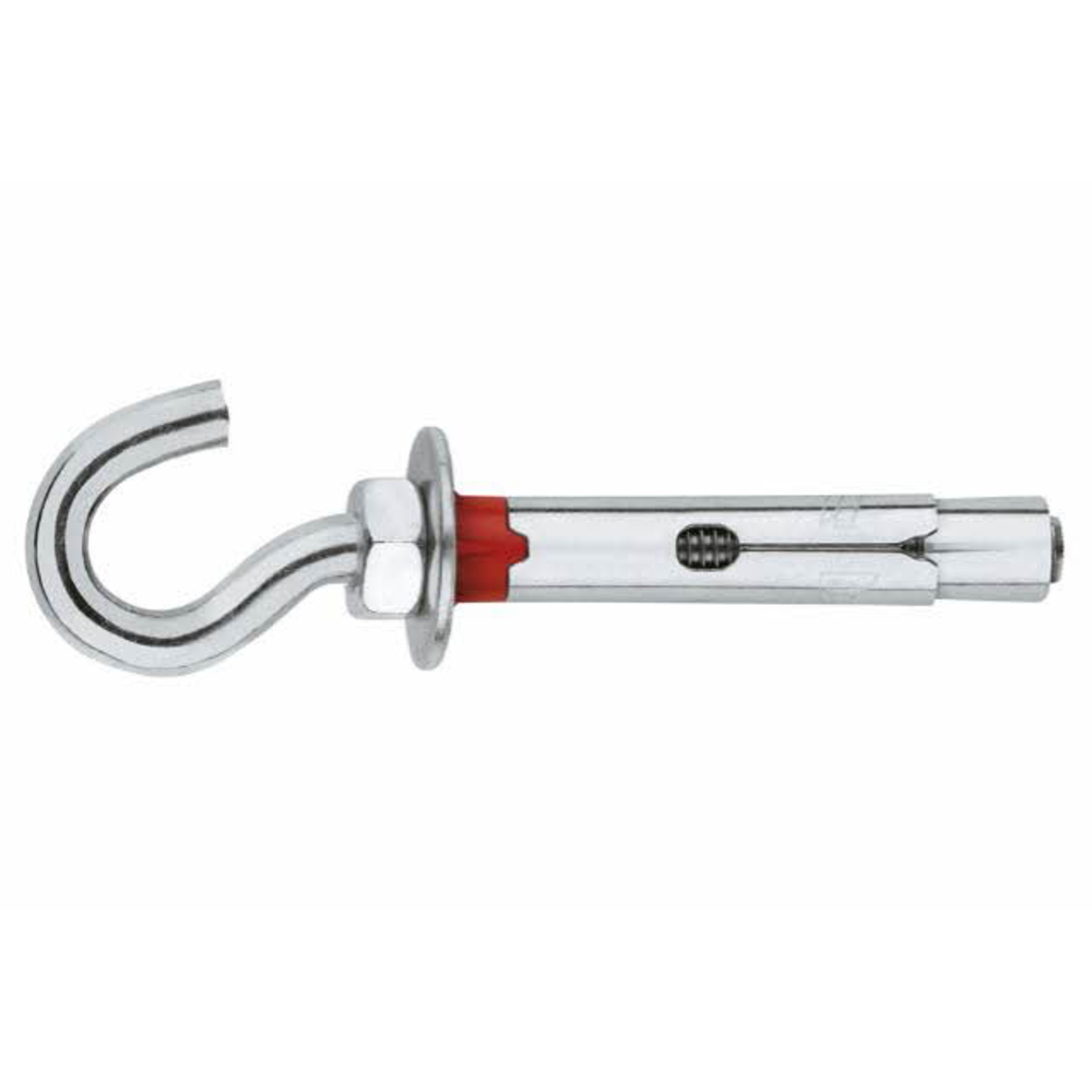 Boite de 100-Cheville anti-rotation crochet Filetage M8 Diam. 10 mm L 60 mm INDEX-ACHG10C