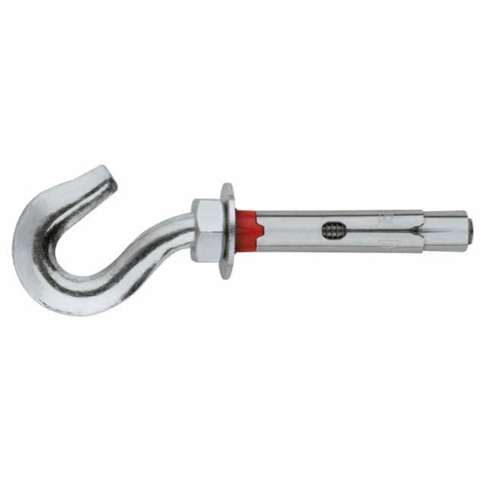 BOITE INDEX DE 100-CHEVILLE ANTI-ROTATION CROCHET FORGÉ INOXYDABLE A2 FILETAGE M6 Ø 8 MM L 45 MM-ACHGA208C