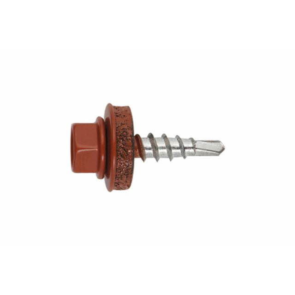 BOITE INDEX DE 250-VIS AUTOPERCEUSE ACIER-BOIS LAQUÉE ROUGE BRUN FILETAGE M4.8 Ø MM L 19 MM -AFRD144819