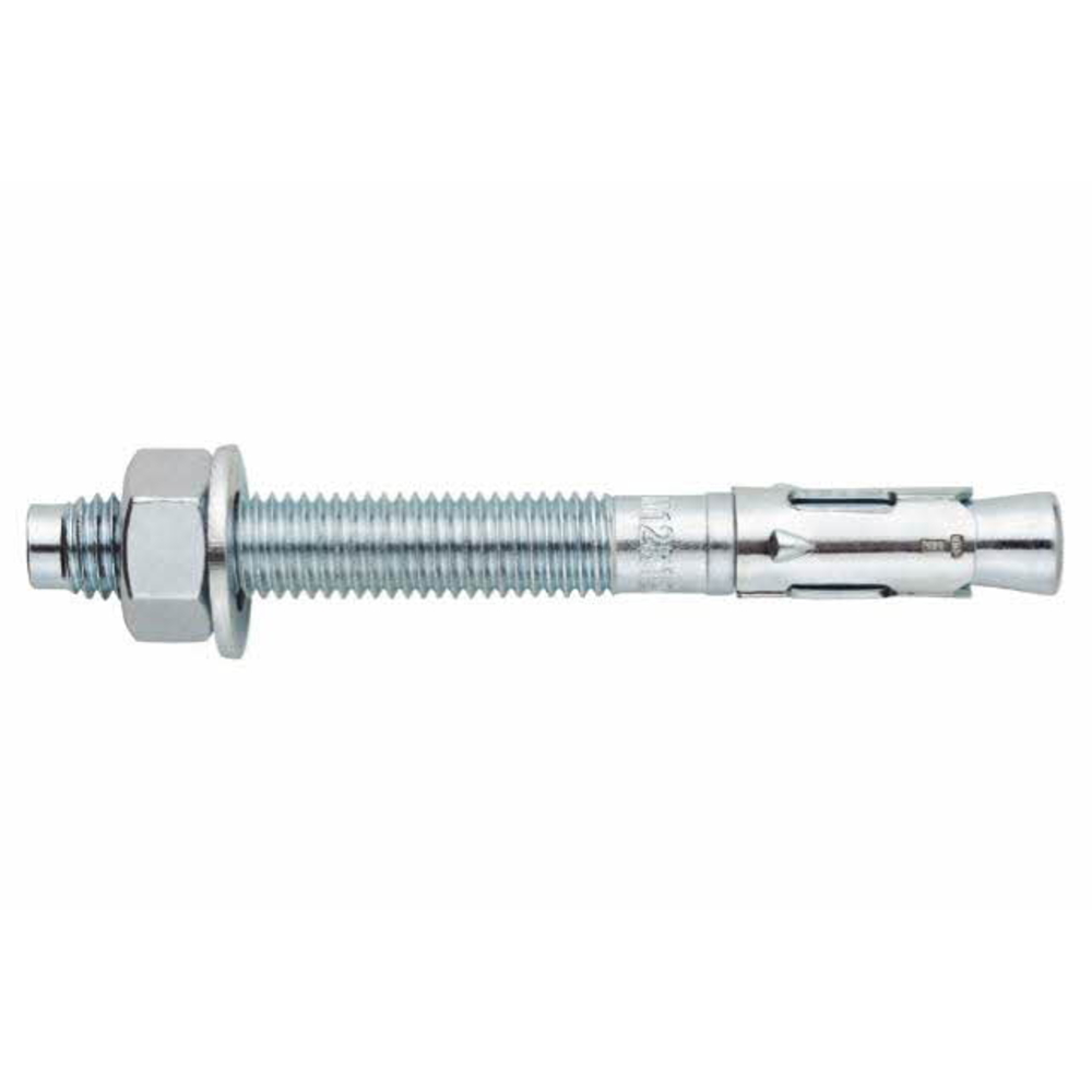 Boite de 100-Goujon d'ancrage zinguée Filetage M10 Diam. 10 mm L 80 mm INDEX-AM10080