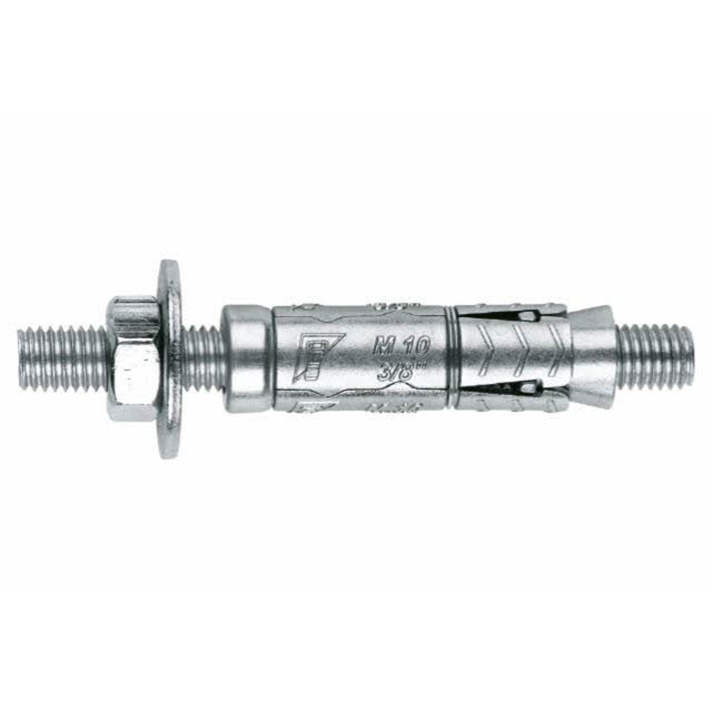 BOITE INDEX DE 50-CHEVILLE POUR FIXATION MI-LOURDES TIGE FILETÉE FILETAGE M10 Ø 16 MM L 100 MM -AZAME10