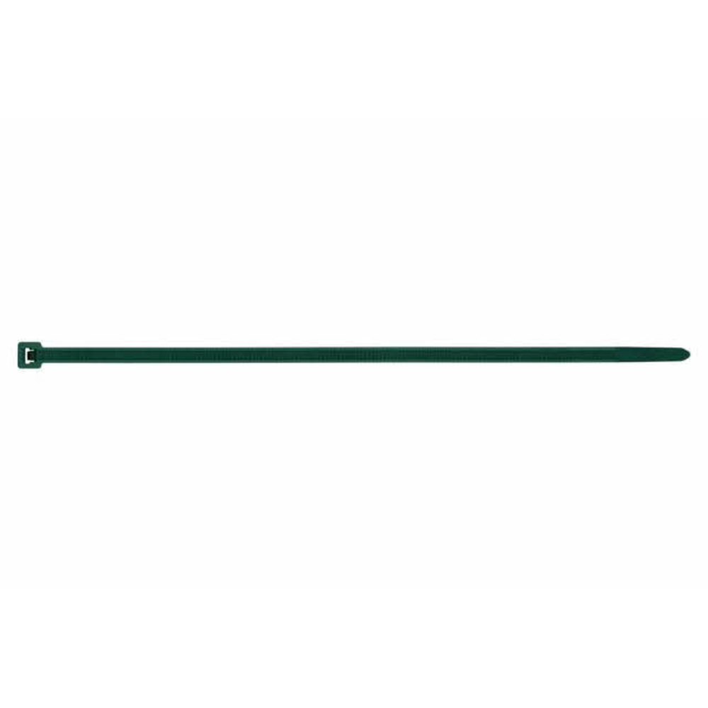 Boite de 100-Collier nylon cranté vert Filetage M Diam. mm L 200 mm INDEX-BC36200VE
