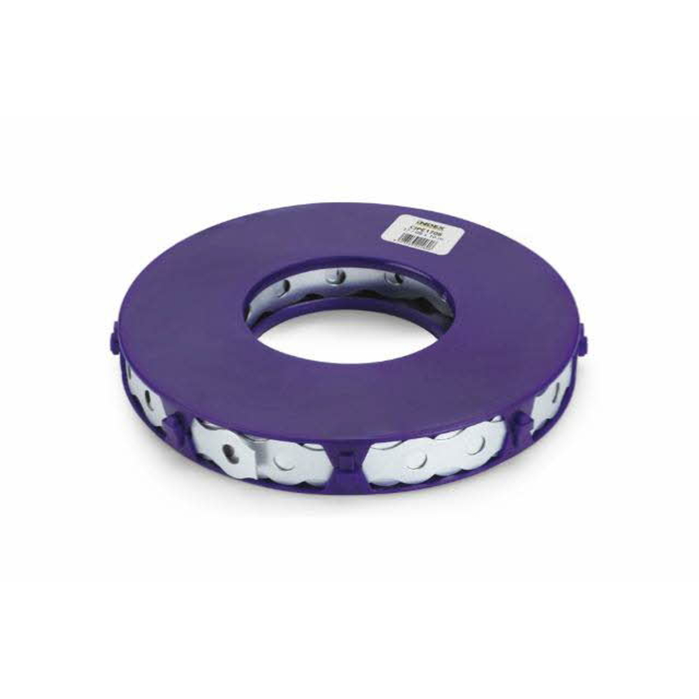 Boite de 1-Bande perforée courbée galvanisée Filetage M17 Diam. mm L 10 mm INDEX-CIPE1708