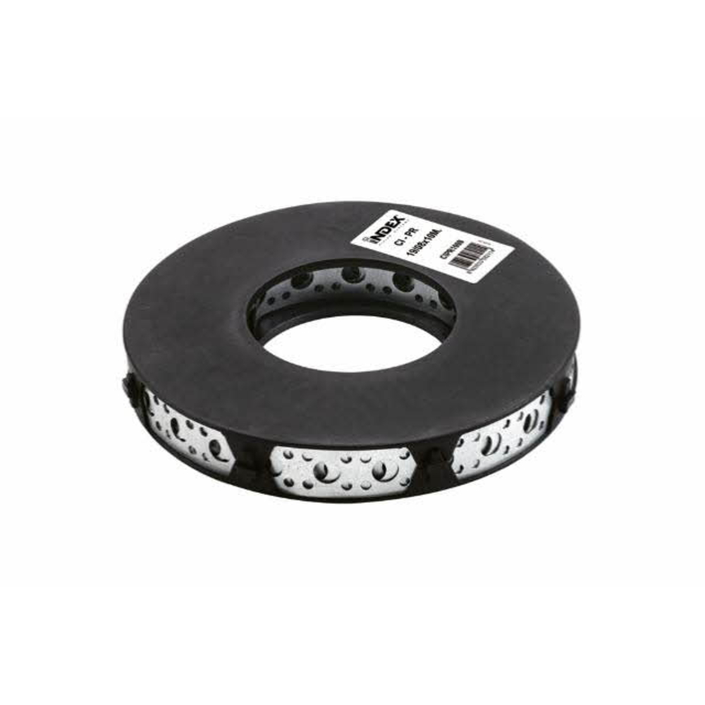 Boite de 1-Bande perforée droite galvanisée Filetage M12 Diam. mm L 10 mm INDEX-CIPR1208