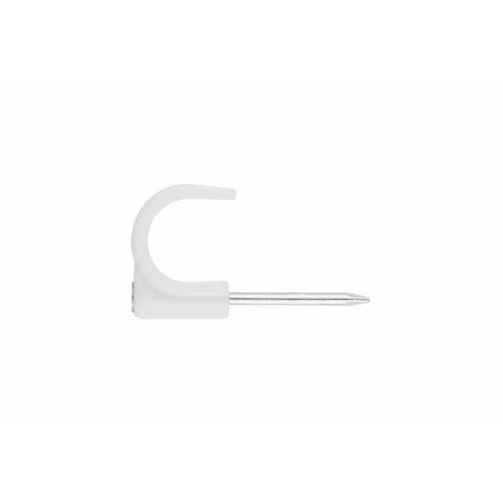 Boite de 100-Crampon INDEX nylon avec clou en acier zingué. -GRBL030