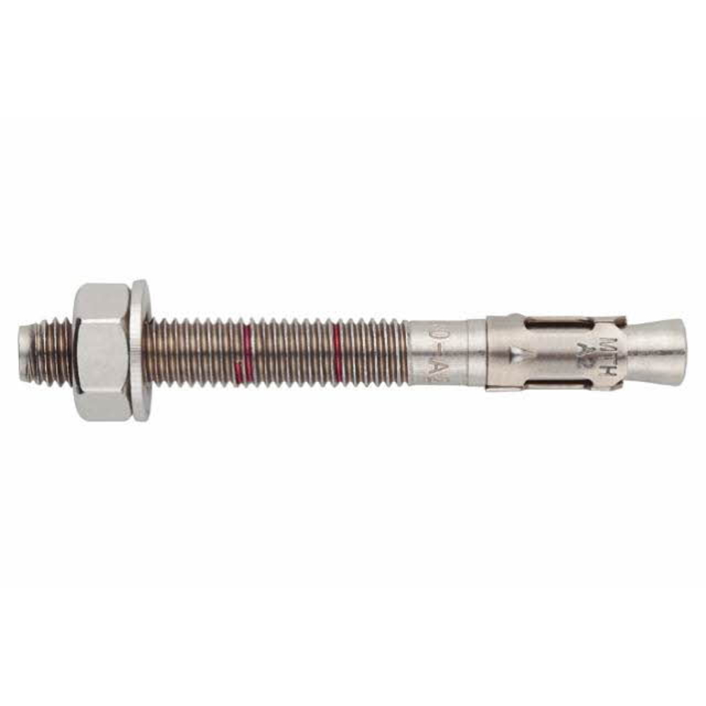 Boite de 100-Goujon d'ancrage inoxydable A2 Filetage M8 Diam. 8 mm L 75 mm INDEX-MI08075