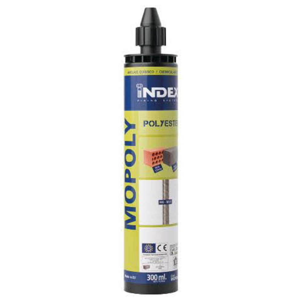 Boite de 12 Cartouche INDEX scellement chimique polyester -MOPOLY170