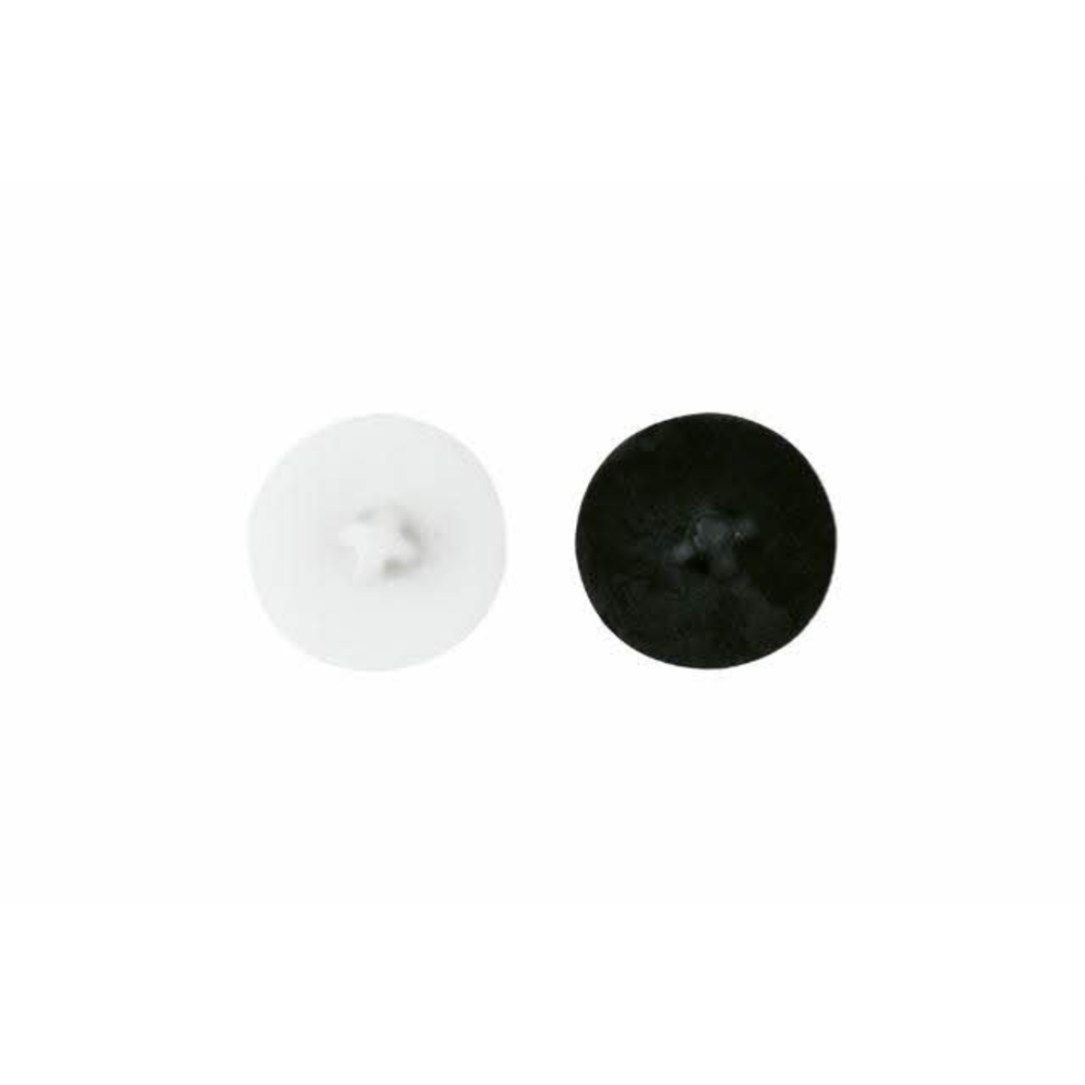BOITE INDEX DE 1000-CAPUCHON BLANC ET NOIR POUR VIS PVC-70 FILETAGE M Ø MM L 4 MM -P70TPBL