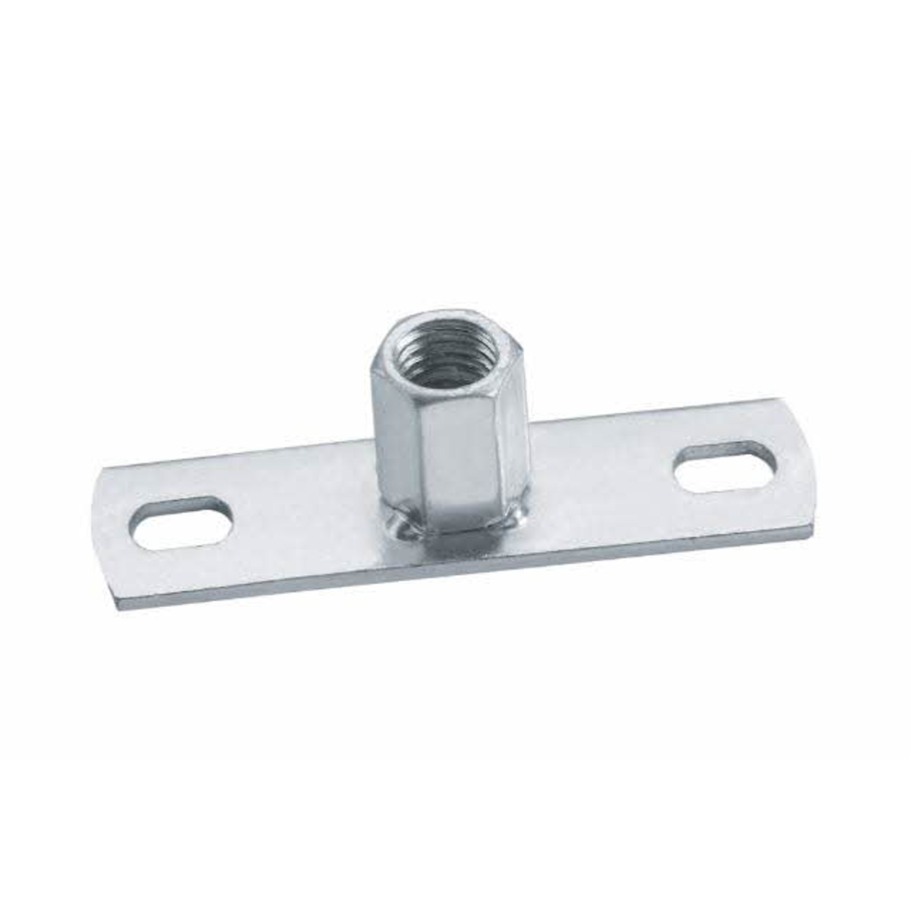Boite de 100-Platine de fixation zinguée Filetage M10 Diam. mm L mm INDEX-PFZNM1000