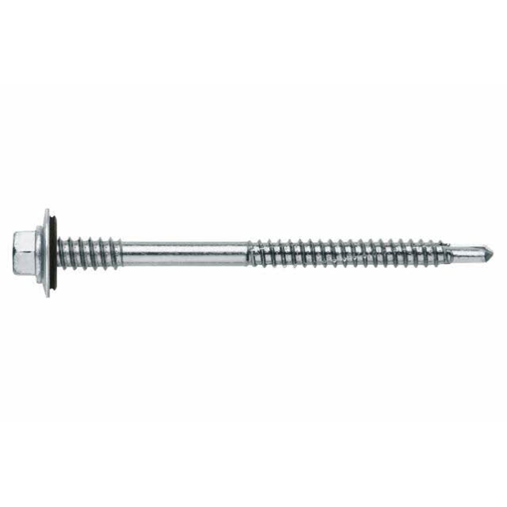 Boite de 500 Vis autoperceuse INDEX tête hexagonale Filetage M5.5 L 82 mm-PS1655082