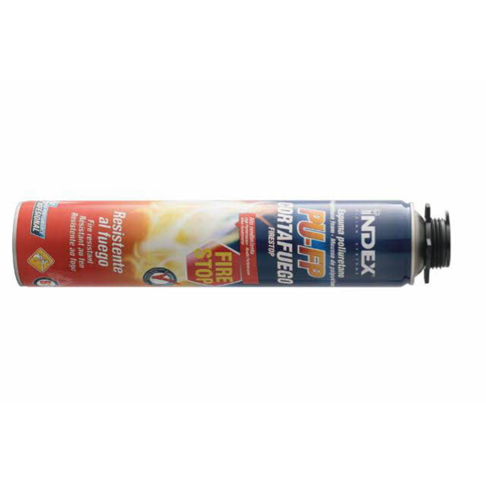 Boite de 12 Mousse INDEX de polyuréthane résistante au feu -PUFP750