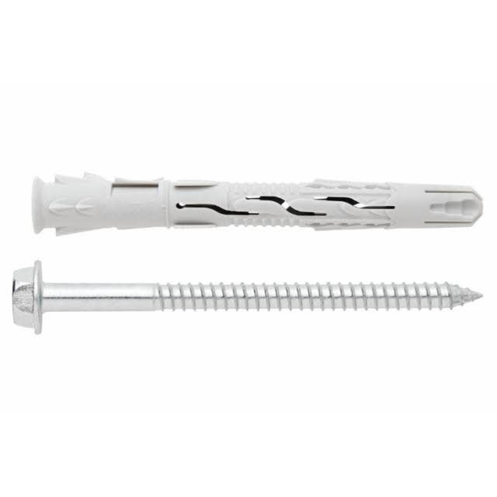 BOITE INDEX DE 50-CHEVILLE NYLON UNIVERSELLE À HAUT RENDEMENT FILETAGE M10 Ø 10 MM L 120 MM -TNUXE10120