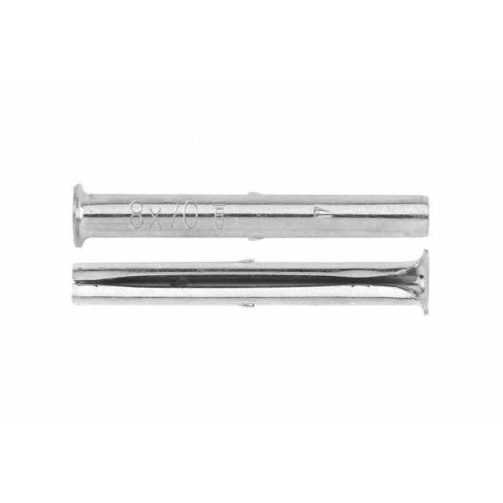 BOITE INDEX DE 100-CHEVILLE ÉLASTIQUE FILETAGE M8 Ø 8 MM L 110 MM -TRA8110