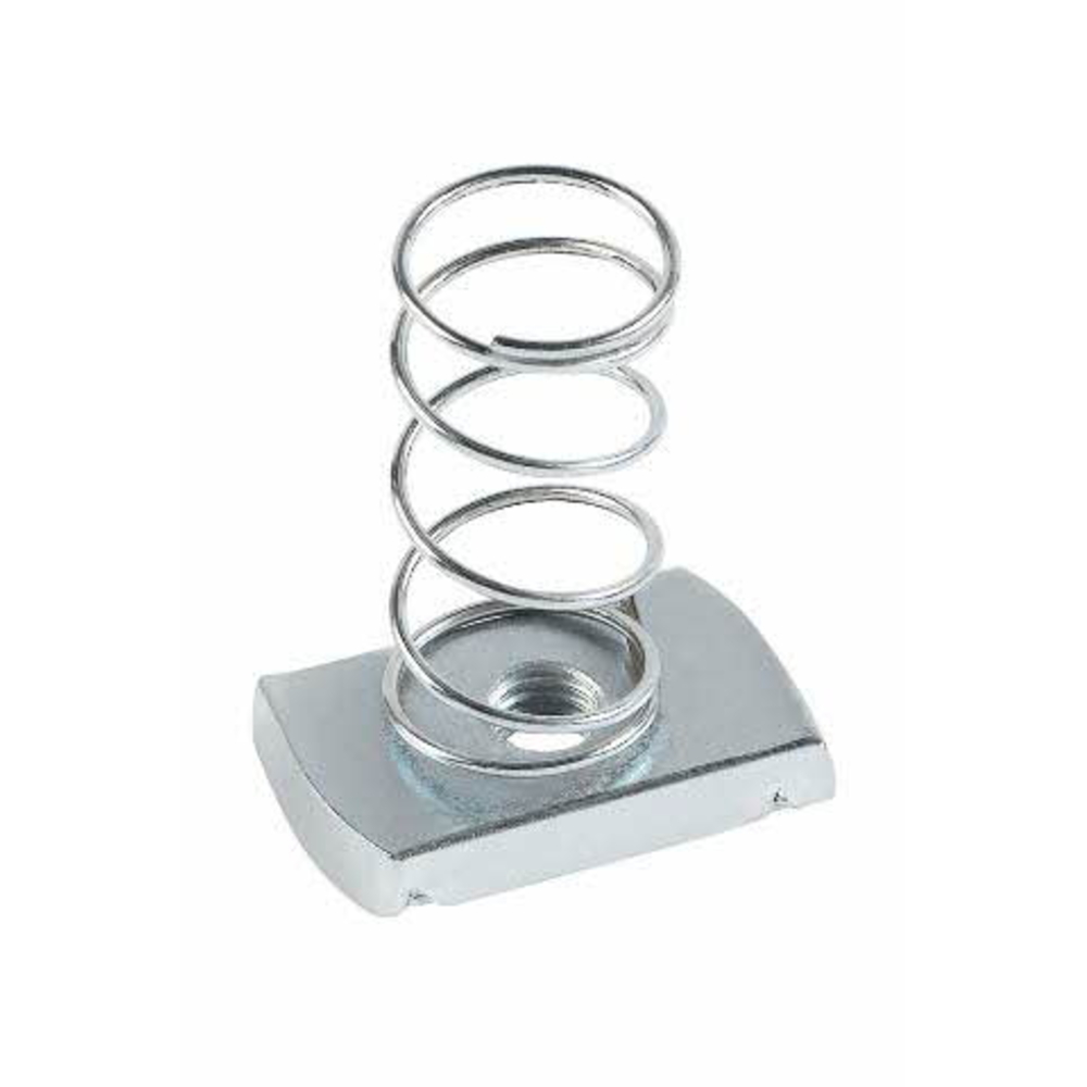 Boite de 100-Écrous guide Indextrut avec ressort Filetage M8 Diam. mm L mm INDEX-TUGXMU08