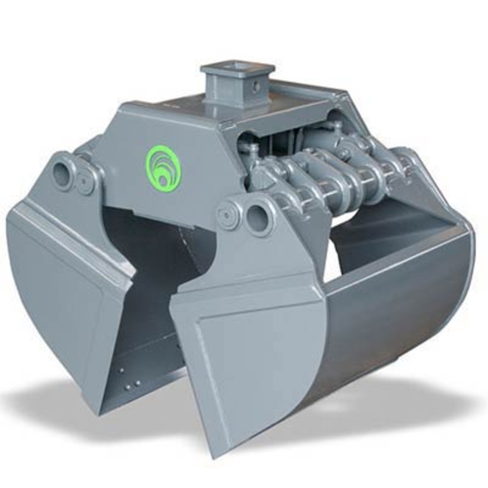 Benne de reprise en série lourde avec deux vérins horizontales. sans moteur de rotation IDROBENNE - BMO2000P2