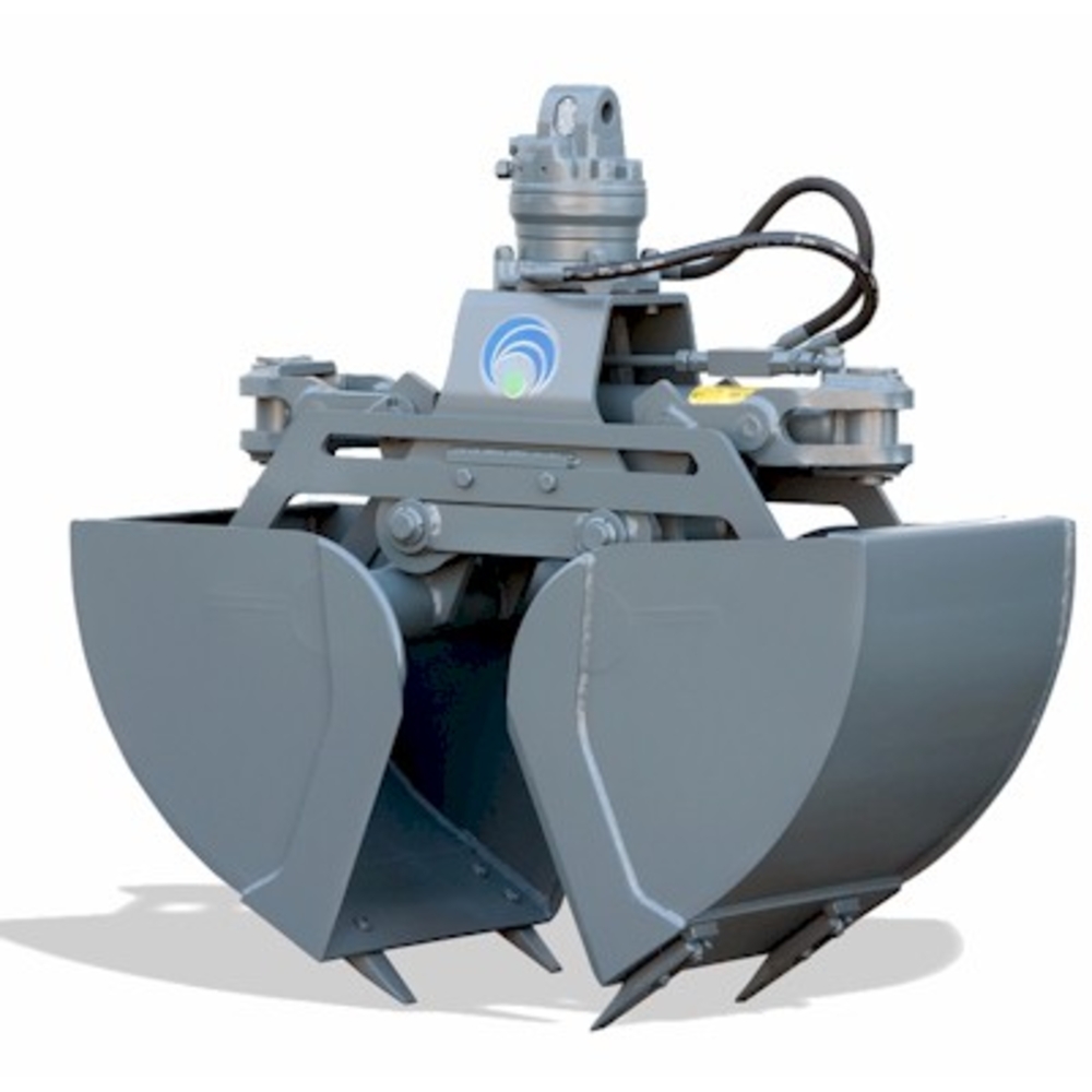 Benne de terrassement avec vérin horizontal pour charger et creuser sans moteur de rotation IDROBENNE - BMO240S