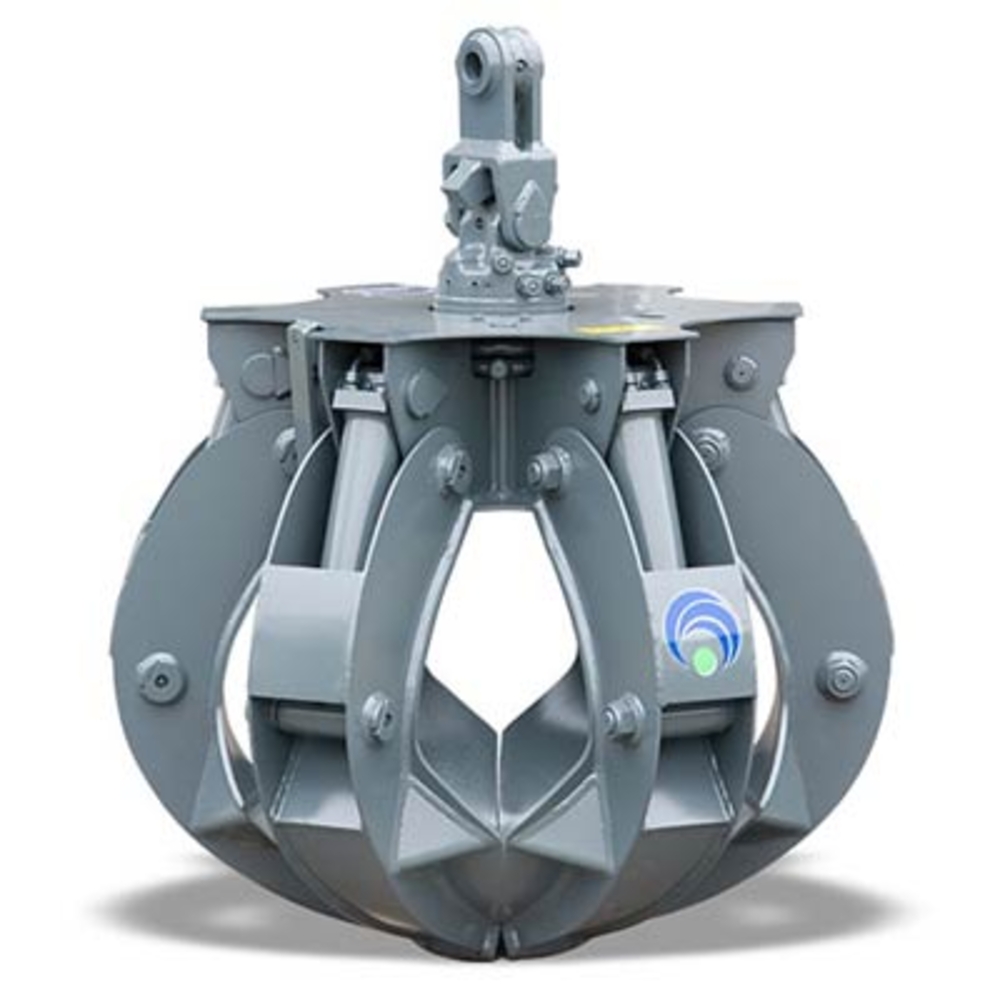 Grappin à ferraille compact pour grue avec moteur de rotation IDROBENNE - PFO4180GRI