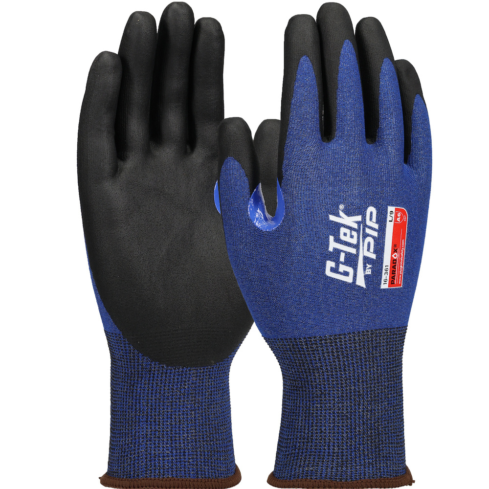Gants nitrile mousse Paradox bleu  G-TEK - 16-361