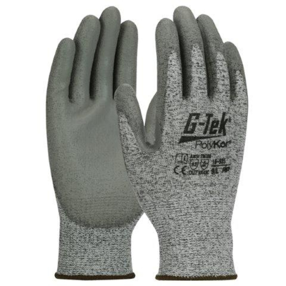 Gants doublure enduction polyurethane PolyKor Gris  G-TEK - 16-535