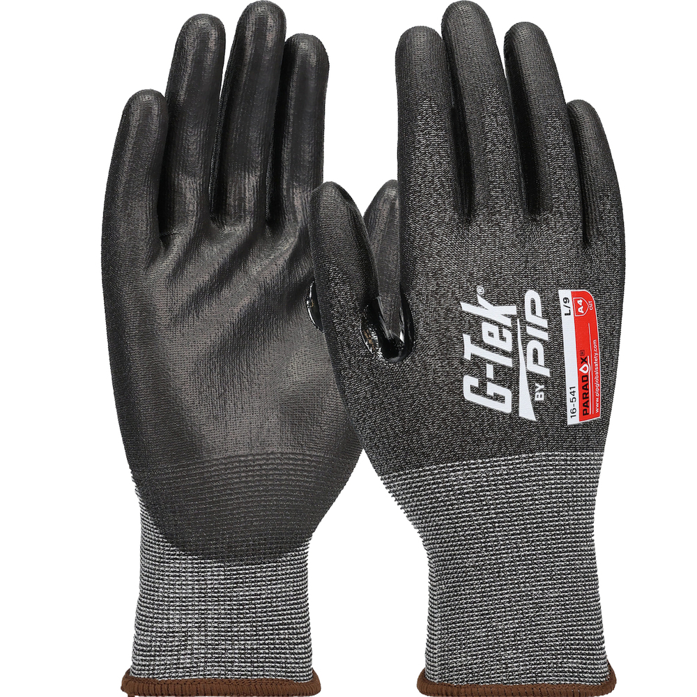 Gants doublure enduction polyurethane Paradox Noir  G-TEK - 16-541
