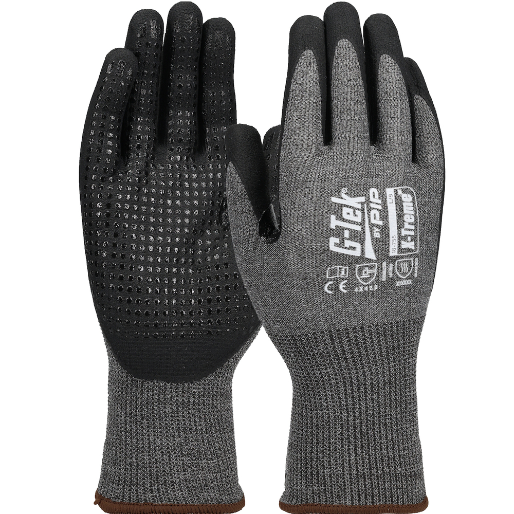 Gants doublure XREY nitrile mousse/picots X-Treme  G-TEK - 16-755
