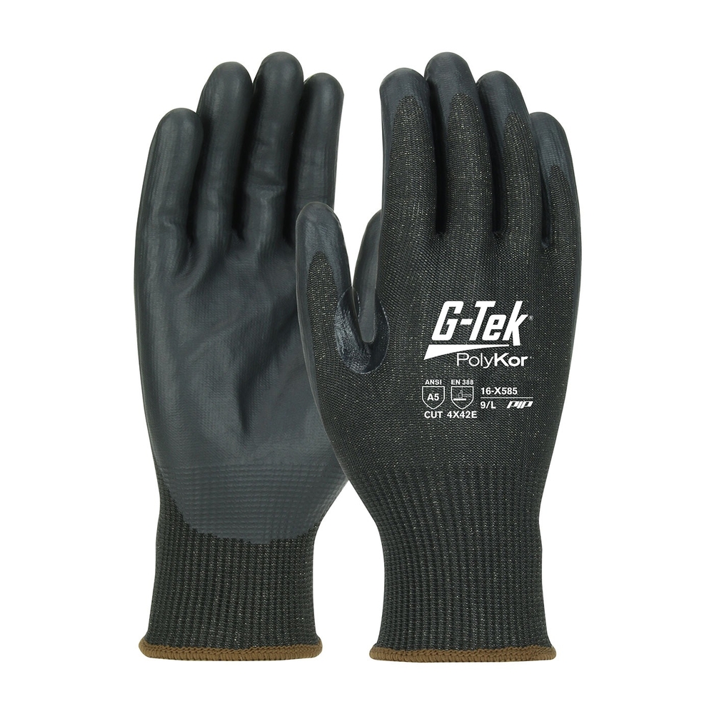 Gants enduction neofoam fibre PolyKor Xrystal noir  G-TEK - 16-X585