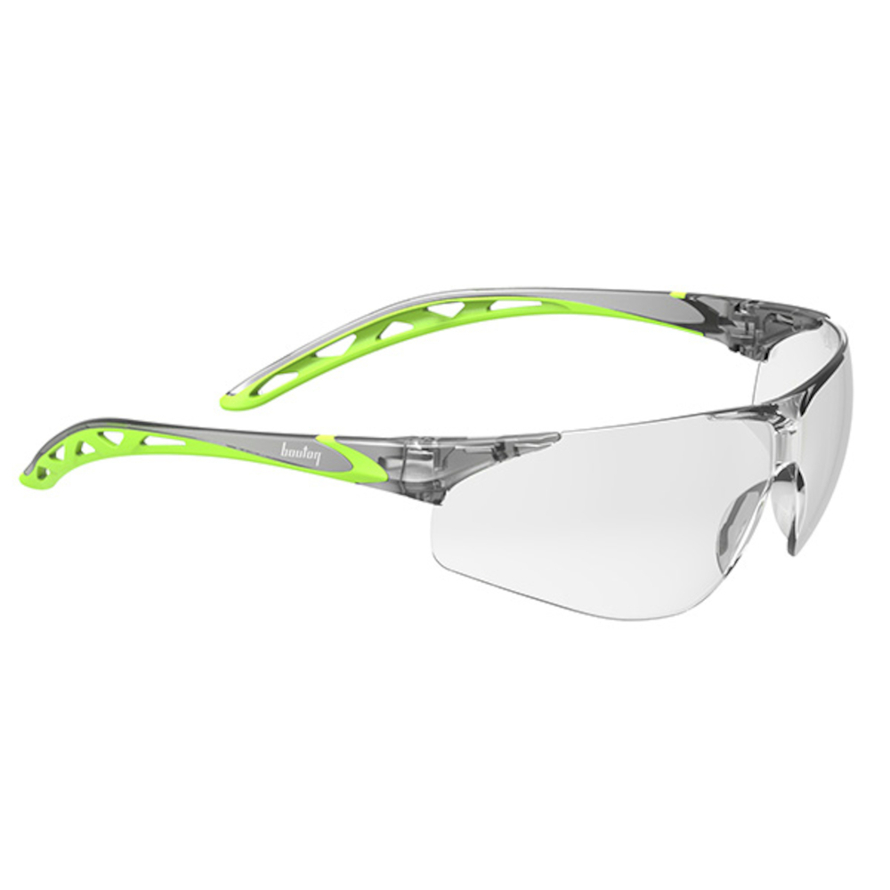 Lot de 12 Lunettes oculaire clair anti-rayures/anti-buée Vico vert HV - Bouton Optical - 250-16-0020-EN