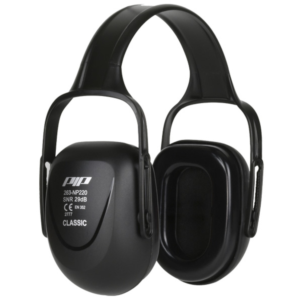 CASQUE ANTI-BRUIT ARC TP POM COQUILLES EN CUIR PVC / MOUSSE PU SNR 29dB - PIP - 263-NP220