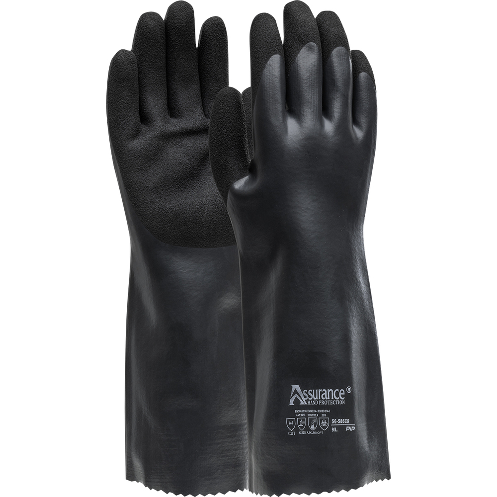 Gants doublure HPPE enduction nitrile Assurance gris  PIP - 56-586CR
