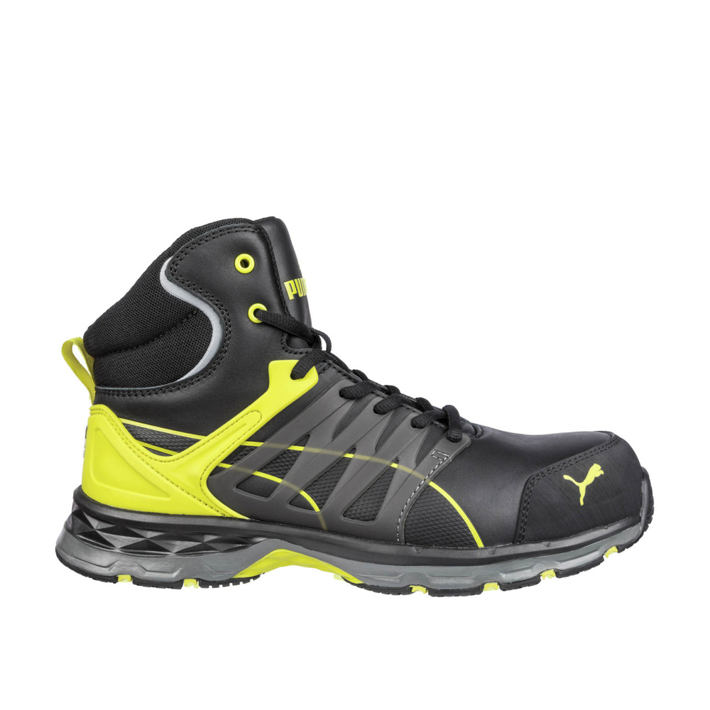 Chaussures de sécurité mi-hautes S3S ESD VELOCITY 2.0 noir/jaune - PUMA SAFETY - 633880
