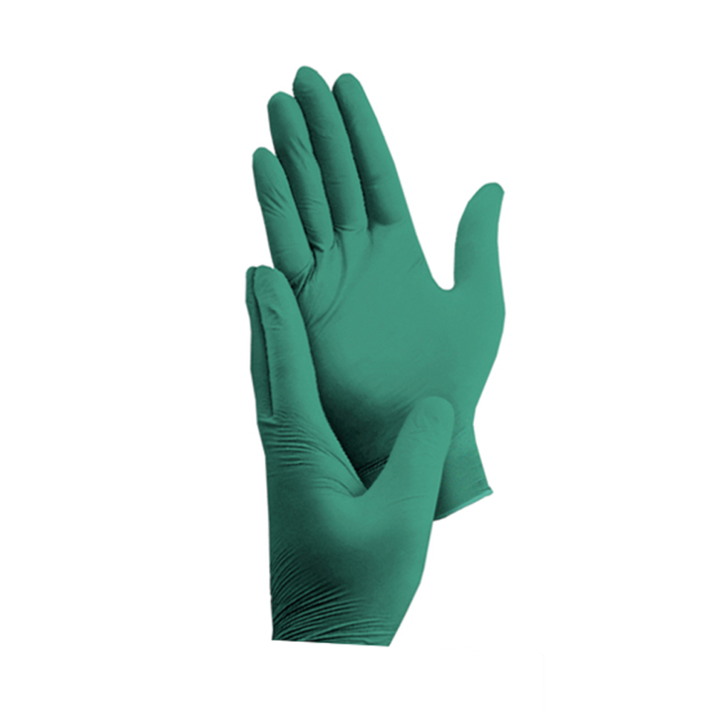 Gants usage court nitrile vert  PIP - 63-502