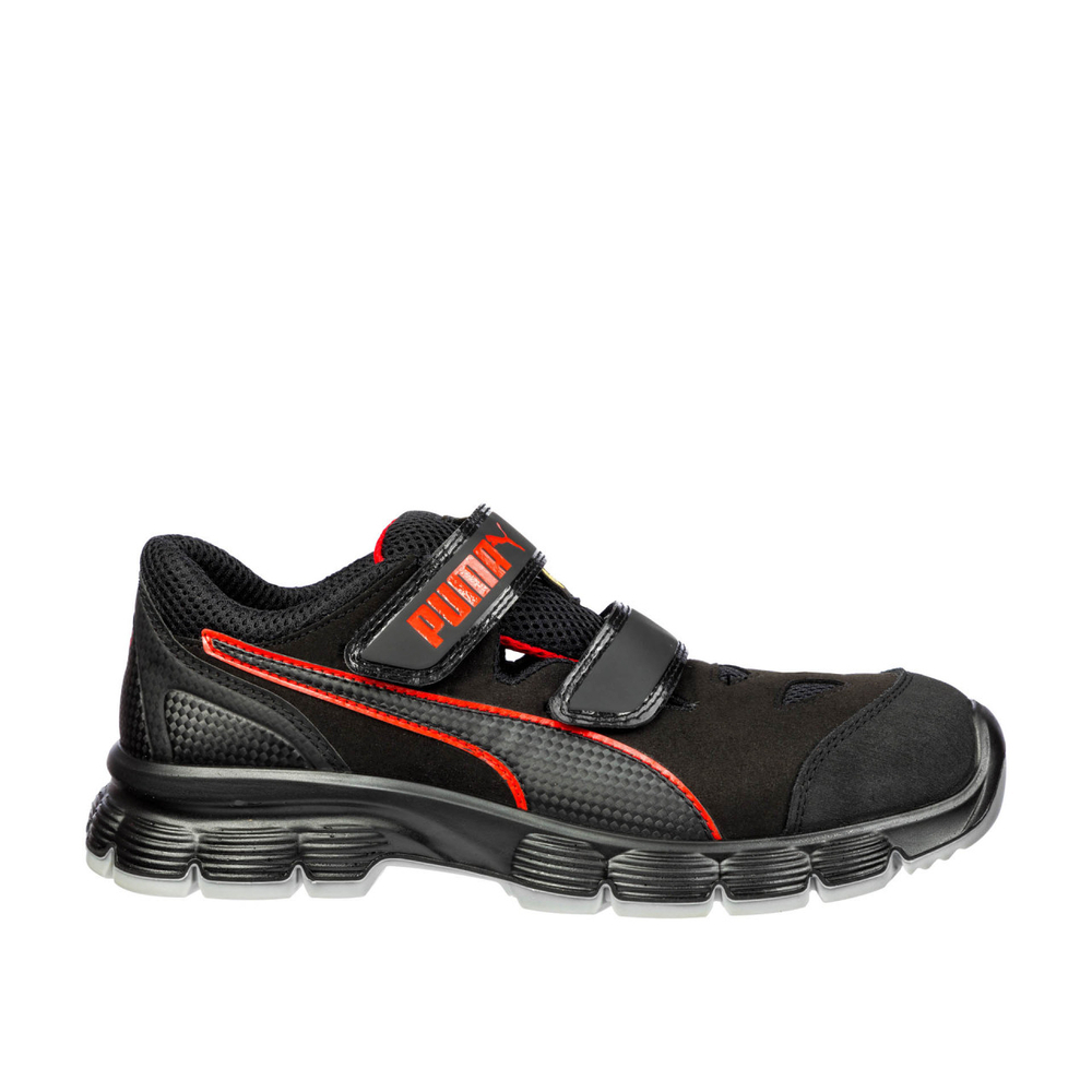 Chaussures de sécurité basses S1P ESD AVIAT noir/rouge - PUMA SAFETY - 640891